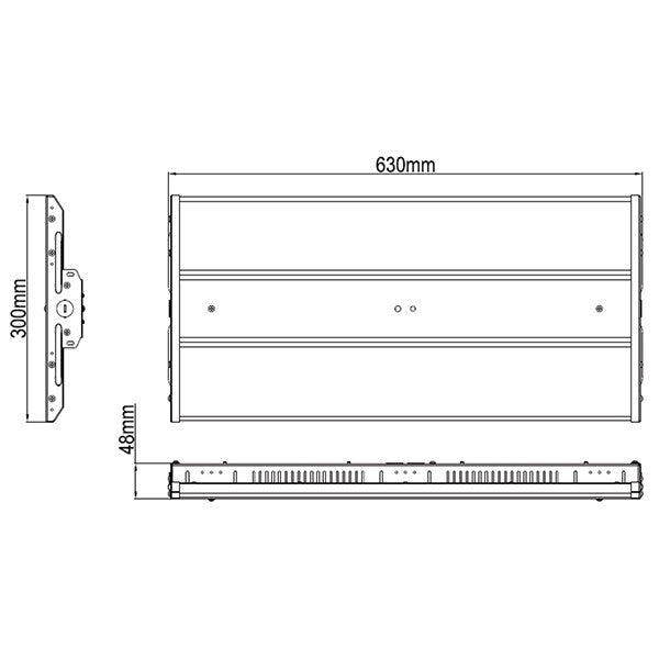 CAMPANA LINEAL LED 165W 100° 23.000LM 5000K KLBH-165W-50K KUHN