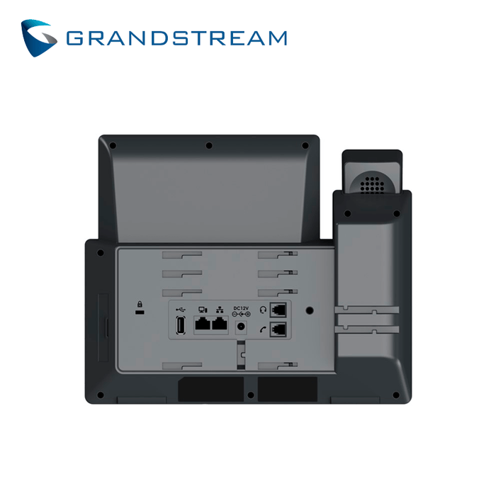 TELEFONO IP HD TOUCH 12 LINEAS COLOR WIFI BT GIGABIT POE GDMS GRP2670 GRANDSTREAM