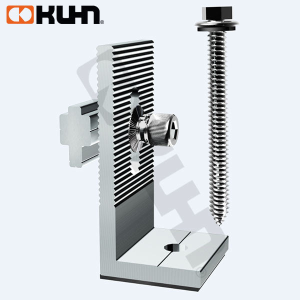 ESTRUCTURA ALUMINIO PARA 2 PANELES FOTOVOLTAICOS BASE-L KIT-500W-L1