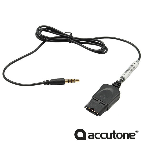 CABLE CONECTOR PLUG 3,5MM A QD5 ADC35-QD5 ACCUTONE