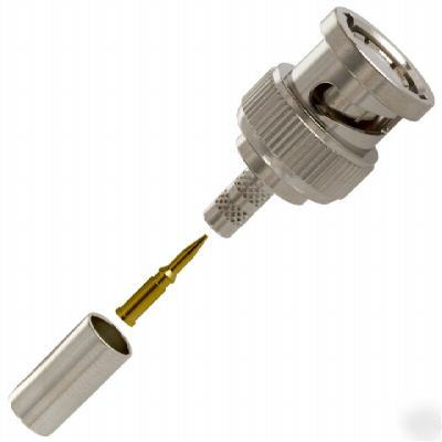 CONECTOR BNC CRIMPEADO PARA CABLE RG59 AMPHENOL 31-71008