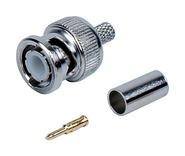 CONECTOR BNC CRIMPEADO PARA CABLE RG6 APBC13-RG6