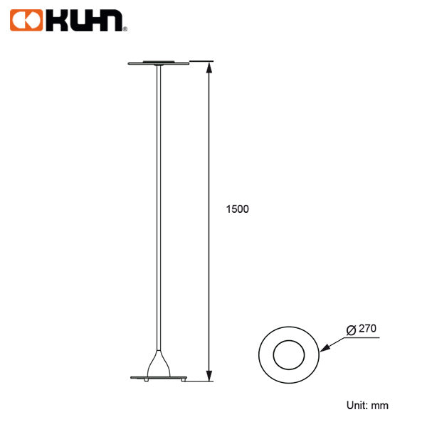 LAMPARA LED PEDESTAL KFL-11 220V