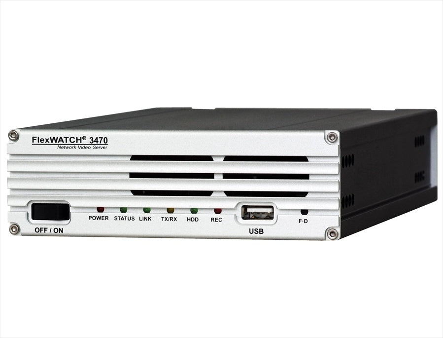 SERVIDOR DE VIDEO IP 4 CANALES H.264/MJPEG FW3470 FLEXWATCH