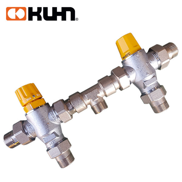 KIT TERMOSTATICO-MEZCLADOR-DESVIADOR 1" C/REDUCC A 3/4" KITM-D40-R34