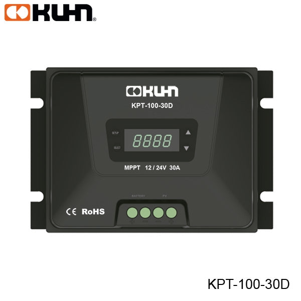 CONTROLADOR DE CARGA MPPT 30A 100VDC PARA SIST 12/24VDC KPT-100-30D KUHN