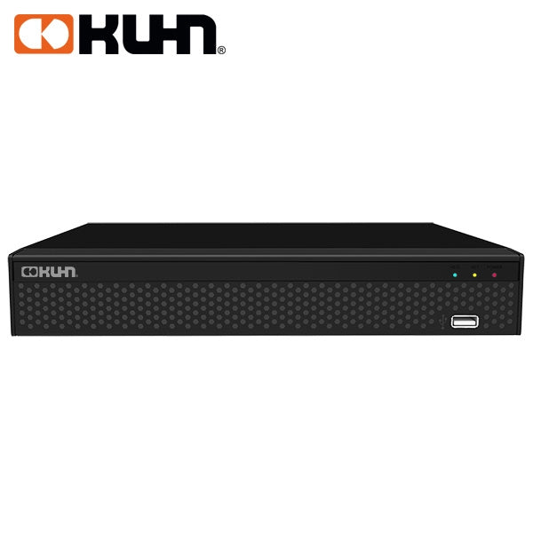 NVR H.265+ 16 CANALES 8xPOE (100W) 100Mbps VGA-HDMI NVR3616DP/8P KUHN