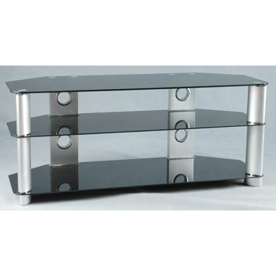 RACK TV LCD/AUDIO/VIDEO 3 REPISAS NEGRO RK110N