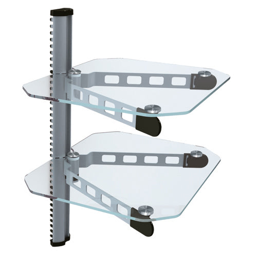 RACK SOPORTE MURAL PARA CD/DVD CON 2 BANDEJAS SD-2SC