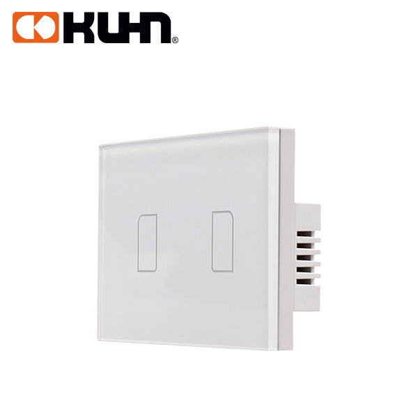 INTERRUPTOR MURAL PARA ILUMINACION INALAMBRICO DE 2 TECLAS BESTCON TC2S-2 PARA BROADLINK