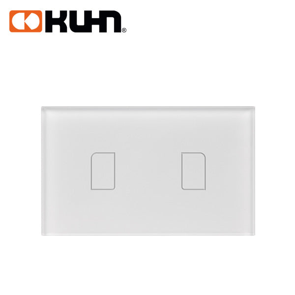 INTERRUPTOR MURAL PARA ILUMINACION INALAMBRICO DE 2 TECLAS BESTCON TC2S-2 PARA BROADLINK