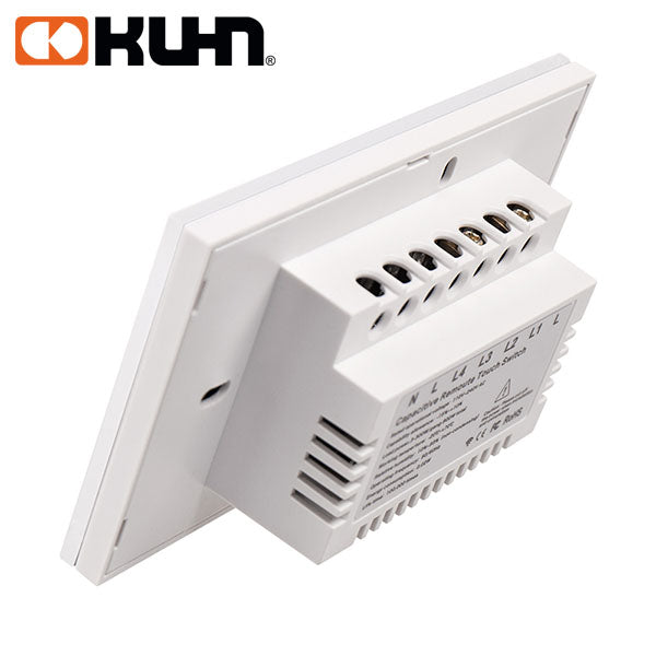 INTERRUPTOR MURAL PARA ILUMINACION INALAMBRICO DE 2 TECLAS BESTCON TC2S-2 PARA BROADLINK