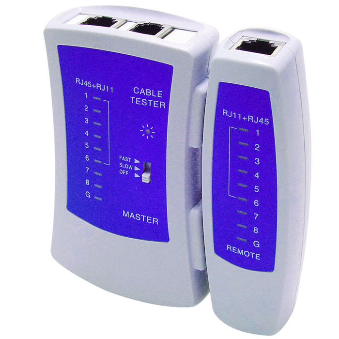 TESTER PARA CABLES RJ45 y RJ11 MOD KTA-01