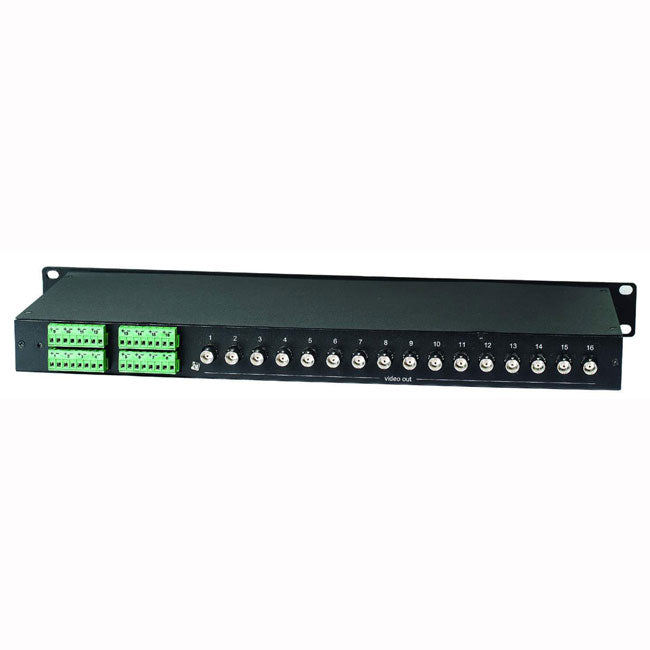 TRANSCEPTOR DE VIDEO PASIVO DE 16 CANALES RACKEABLE TTP016