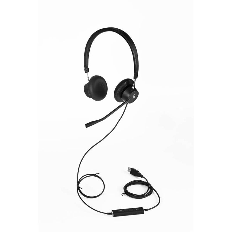 CINTILLO USB BIAURAL PREMIUM CON CANCELACION RUIDO AMBIENTE VTX140UNC-D-USB VT