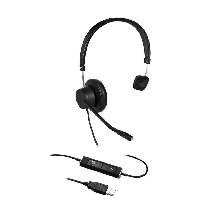 CINTILLO USB MONOAURAL PREMIUM CON CANCELACION RUIDO AMBIENTE VTX140UNC-USB VT