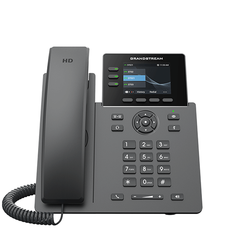 PREVENTA - TELEFONO IP HD 3 LINEAS COLOR GIGABIT POE GDMS GRANDSTREAM GRP2611G
