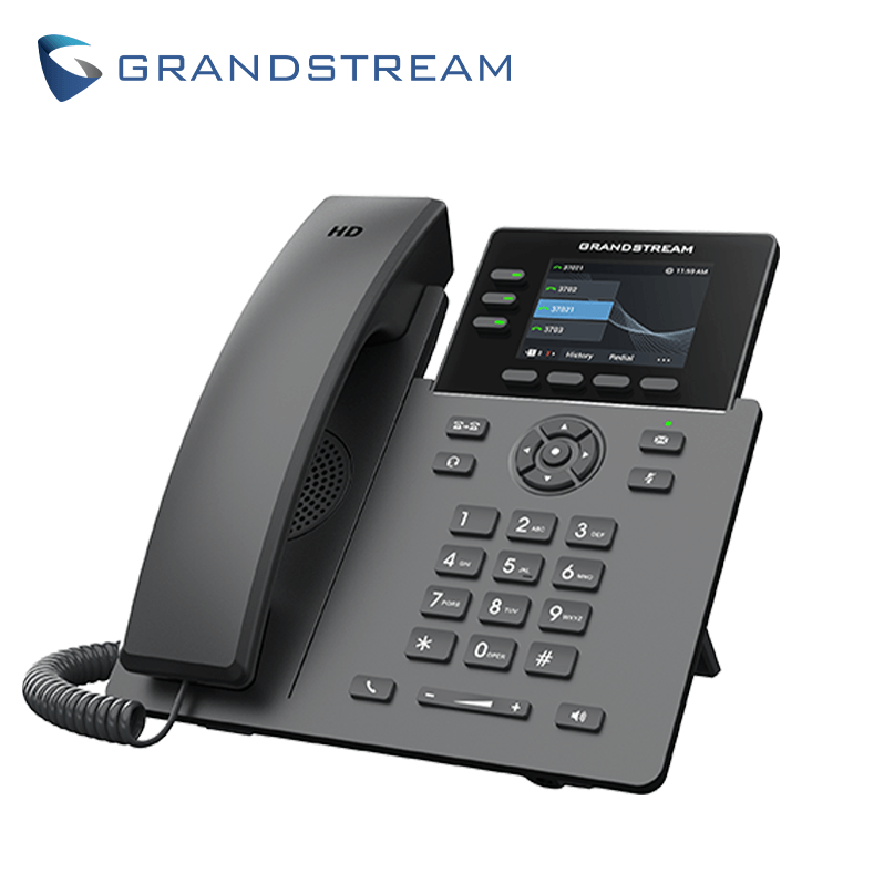 PREVENTA - TELEFONO IP HD 3 LINEAS COLOR GIGABIT POE GDMS GRANDSTREAM GRP2611G