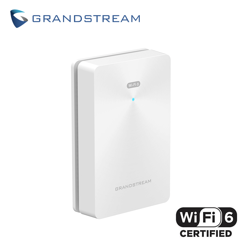 ACCESS POINT MURAL WiFi 6 AX3000 3Gbps 3xPTO-GIGA CLOUD POE GWN7661E GRANDSTREAM (No incluye Inyector PoE)
