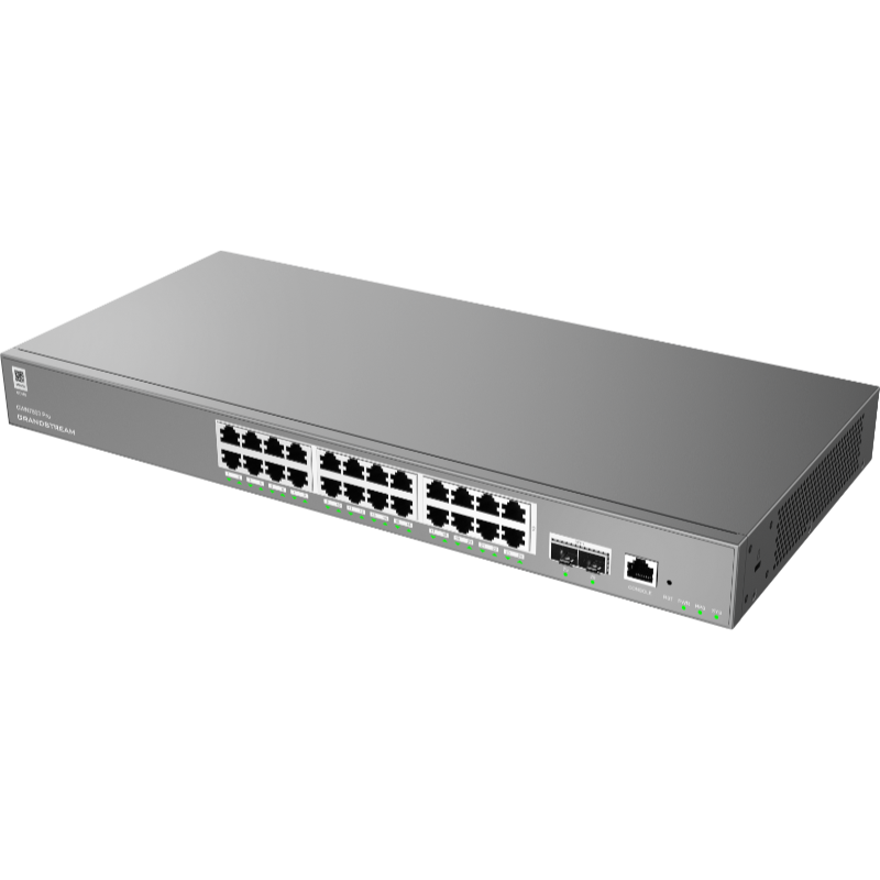 SWITCH ADMINISTRABLE CAPA 2++ 24 PUERTOS GIGABIT 2-SFP+ GWN7803 PRO GRANDSTREAM