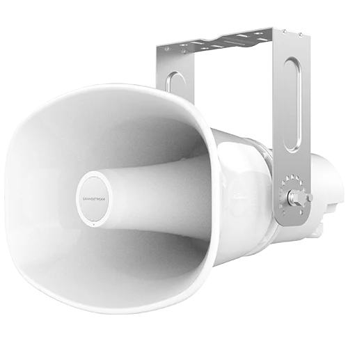 PARLANTE BOCINA IP 50W CON MICROFONO PARA EXTERIOR IP66 POE GSC3518HS GRANDSTREAM