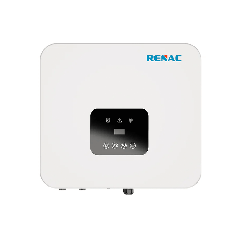 INVERSOR ON GRID 6KW 220V AFCI RENAC R1-6K 2xMPPT WIFI CERTIFICADO SEC (AUTOCONSUMO+INYECCION)