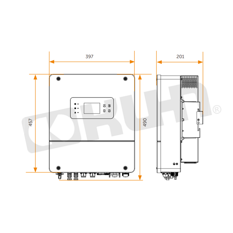 PREVENTA - INVERSOR HIBRIDO MONOFASICO 6KW 2-MPPT AFCI WIFI X1-HYB-6.0-LV SOLAX POWER