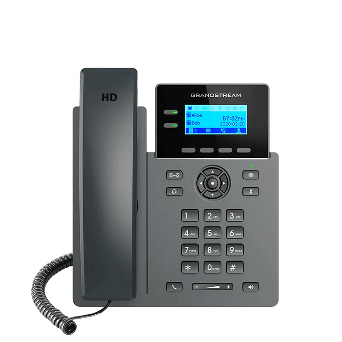 TELEFONO IP SIP 2 LINEAS POE GRANDSTREAM GRP2602P