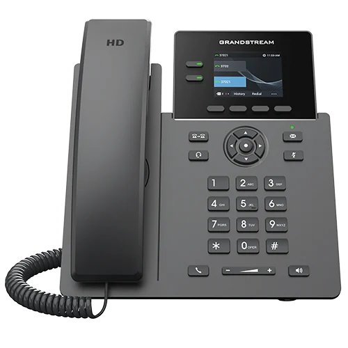 TELEFONO IP SIP 2 LINEAS COLOR POE GRANDSTREAM GRP2610P