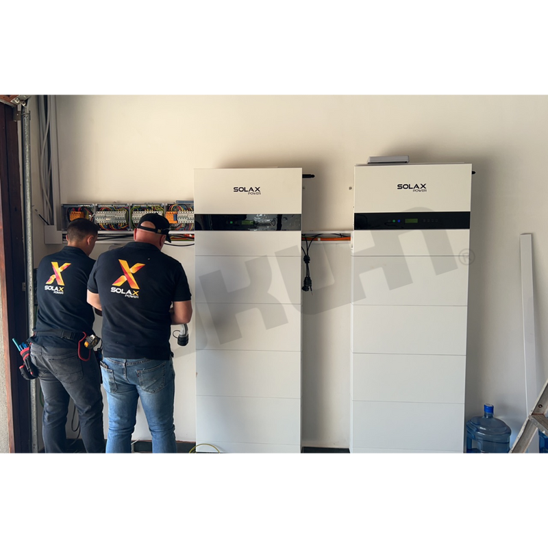 INVERSOR HIBRIDO 8kW ALL-IN-ONE + BMS + BATERIA LITIO 15,3kWh X1-IES-8K-15.3kWh SOLAX POWER
