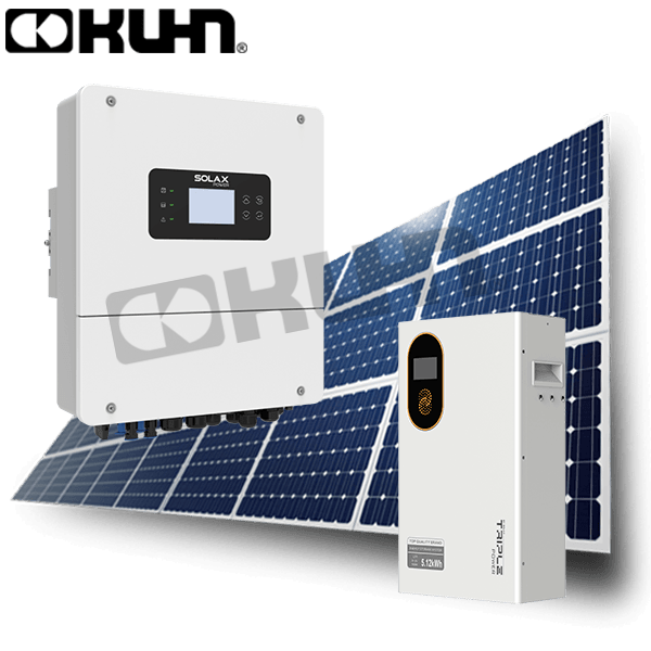KIT SOLAR HIBRIDO DE 3,5kWp CON INVERSOR 6kW SOLAX + 6 PANELES DE 585W ASTRONERGY + ESTRUCTURA MONTAJE (Seleccione Bateria)