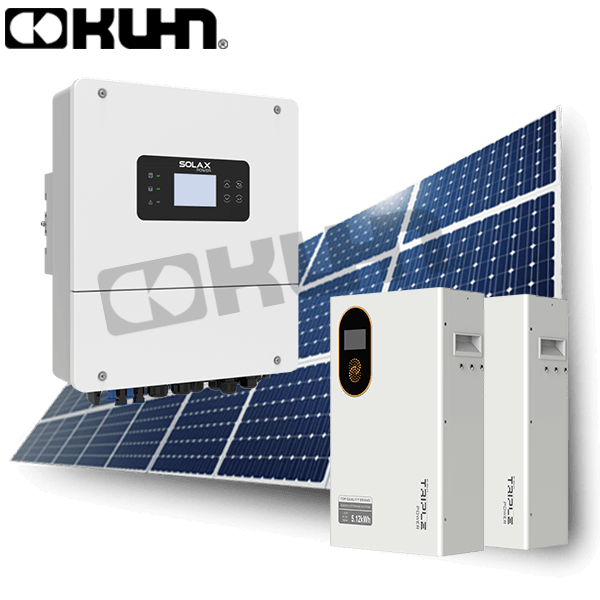 KIT SOLAR HIBRIDO DE 3,5kWp CON INVERSOR 6kW SOLAX + 6 PANELES DE 585W ASTRONERGY + ESTRUCTURA MONTAJE (Seleccione Bateria)