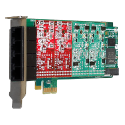 TARJETA ANALOGA PCI-EXPRESS 4 PUERTOS A4B DIGIUM (REEMPLAZA AEX410P)