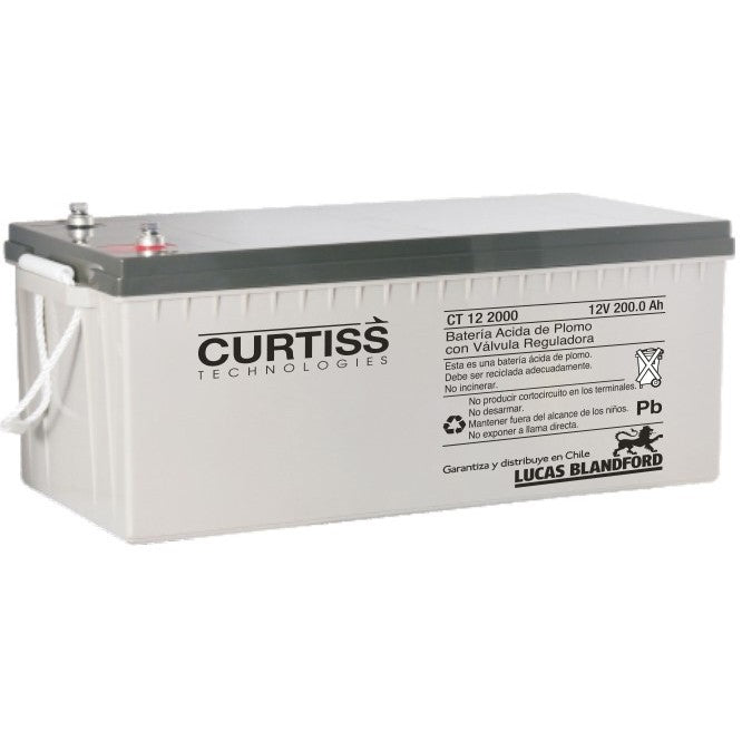 BATERIA AGM CICLO PROFUNDO 200AH 12V CURTISS CT122000