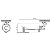 CAMARA IP 1.3MP H.264/MJPEG 2,8-12mm IR 60MTS DIA-NOCHE POE IB13C-IR60V12 KUHN