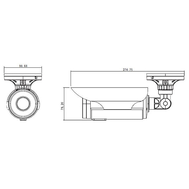 CAMARA IP 1.3MP H.264/MJPEG 2,8-12mm IR 60MTS DIA-NOCHE POE IB13C-IR60V12 KUHN