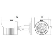 CAMARA IP 2MP H.264 LENTE 2.8MM DIA-NOCHE IR 20MTS POE IB20C-IR20F28 KUHN
