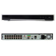 NVR H.265+ 16CH 16xPOE 160Mbps VGA-HDMI DS-7616NI-K2/16P HIKVISION