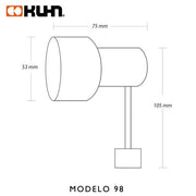 FOCO GU-10 MINI PARA RIEL ELECTRIFICADO KTR-99WH