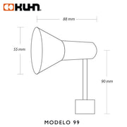 FOCO GU-10 MINI PARA RIEL ELECTRIFICADO KTR-98WH