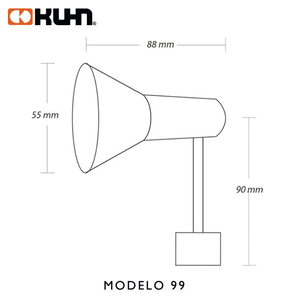 FOCO GU-10 MINI PARA RIEL ELECTRIFICADO KTR-98WH