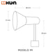 FOCO GU-10 MINI PARA RIEL ELECTRIFICADO KTR-98WH