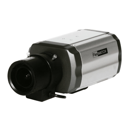 CAMARA IP 720P HD H.264 D/N(ICR) POE FW1173-MS FLEXWATCH CON LENTE 4MM, GABINETE Y BRAZO DE MONTAJE