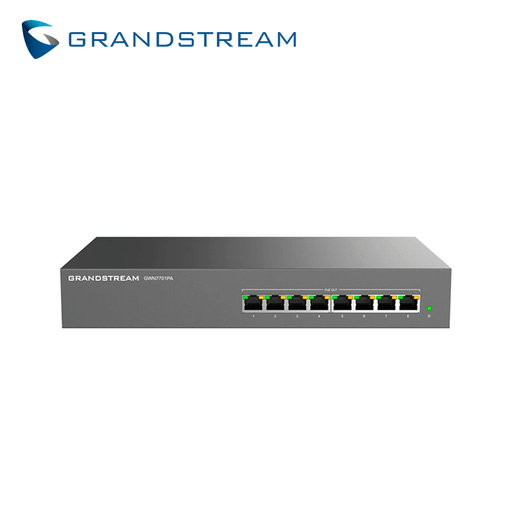 SWITCH 8 PUERTOS GIGABIT 8-POE (145W) GWN7701PA GRANDSTREAM 