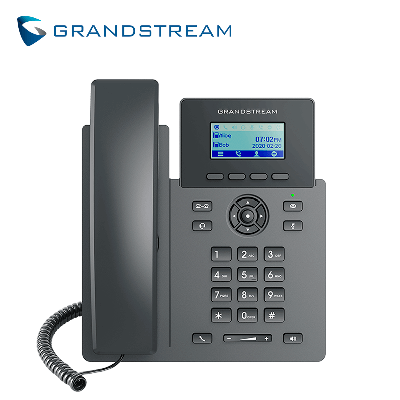 TELEFONO IP SIP 2 LINEAS POE GRANDSTREAM GRP2601P