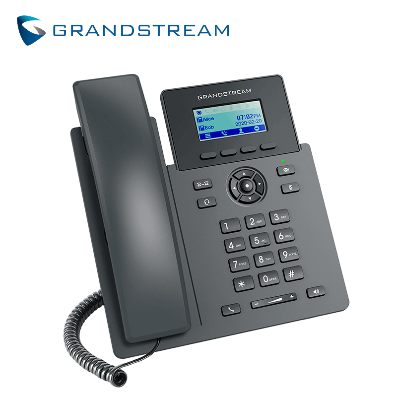 TELEFONO IP SIP 2 LINEAS POE GRANDSTREAM GRP2601P