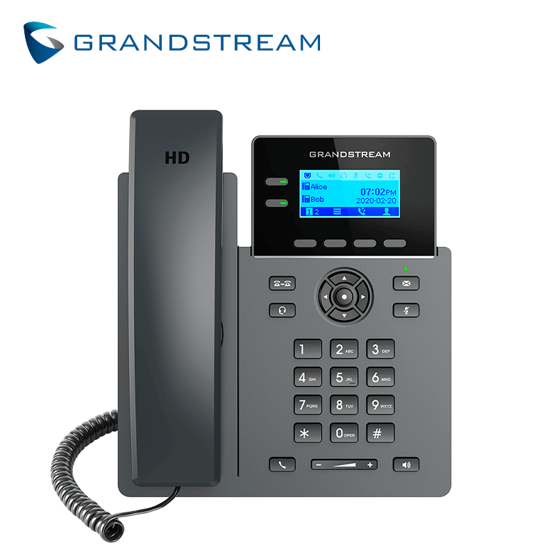TELEFONO IP SIP 2 LINEAS POE GRANDSTREAM GRP2602P