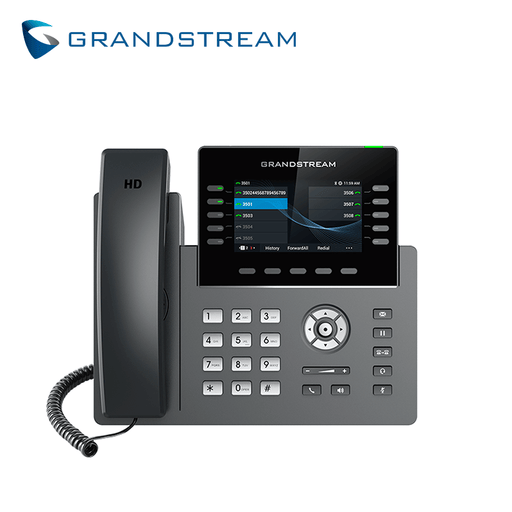 TELEFONO IP HD 5 LINEAS COLOR WIFI/BT GIGABIT POE GDMS GRANDSTREAM GRP2615