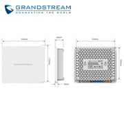 ACCESS POINT MURAL DUAL BAND CON SWITCH INTEGRADO 300/867 100Mts 2x2 21dBm MESH POE GWN7602 GRANDSTREAM