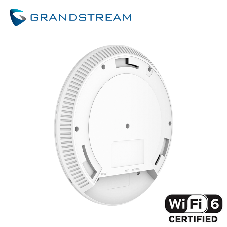 ACCESS POINT DUAL BAND WiFi-6 ALTA DENSIDAD 1147/2402Mbps 175Mts 4x4:4 26/25dBm 1x1GB 1x2.5GB MESH POE GWN7664 GRANDSTREAM